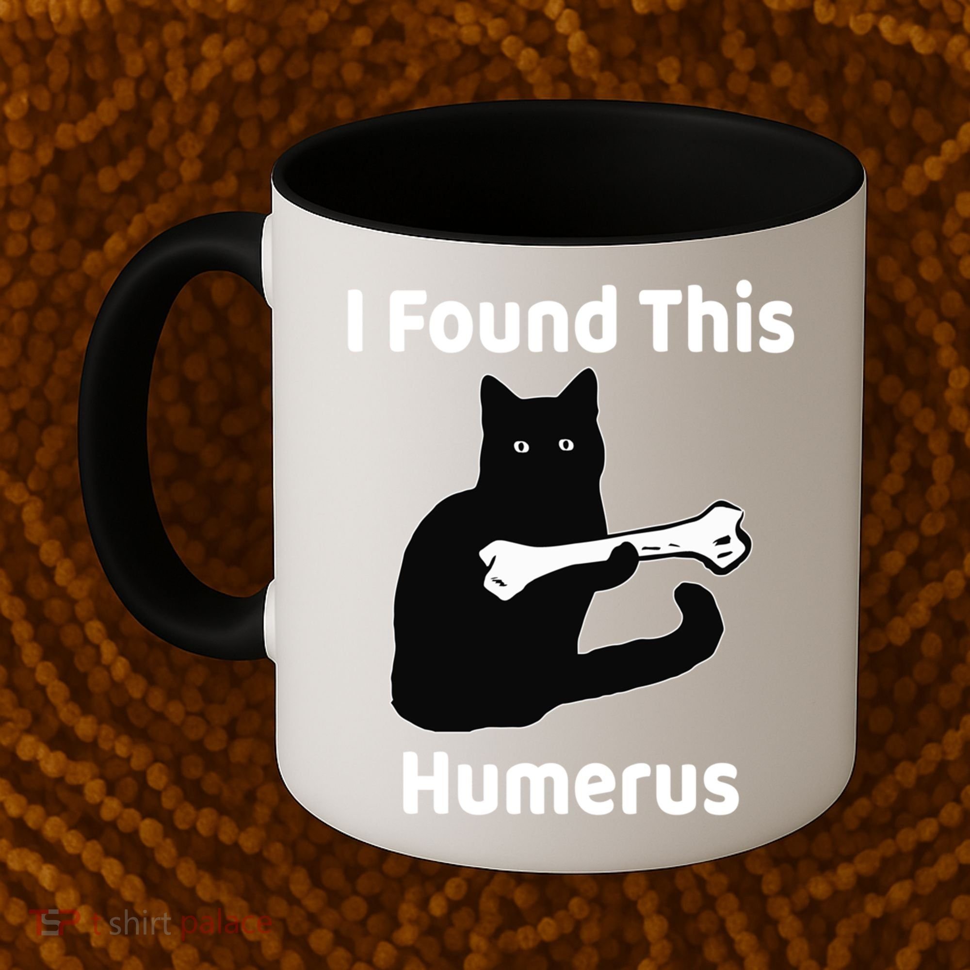 I Found This Humerus Funny Cat Lover Gift Coffee Mug