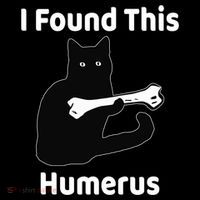 I Found This Humerus Funny Cat Lover Gift Women's Hoodie thumb 2