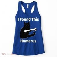 I Found This Humerus Funny Cat Lover Gift Women's Tank Top thumb 0