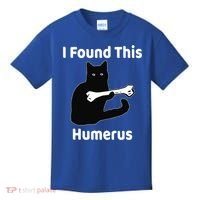 I Found This Humerus Funny Cat Lover Gift Kids T-Shirt thumb 0