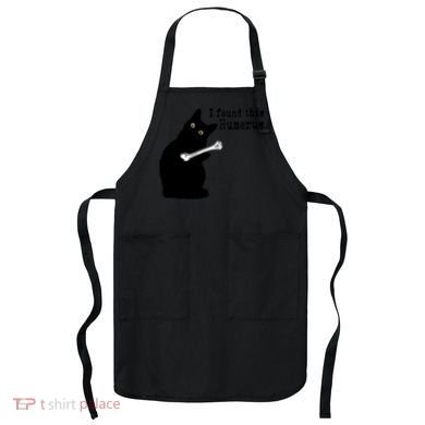 I Found This Humerus Humorous, Cat Lover Apron