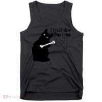 I Found This Humerus Humorous, Cat Lover Tank Top thumb 0