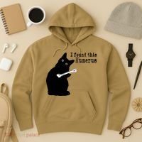 I Found This Humerus Humorous, Cat Lover Hoodie thumb 3