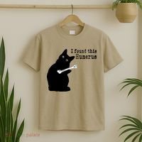 I Found This Humerus Humorous, Cat Lover T-Shirt thumb 2