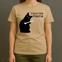 I Found This Humerus Humorous, Cat Lover T-Shirt thumb 4