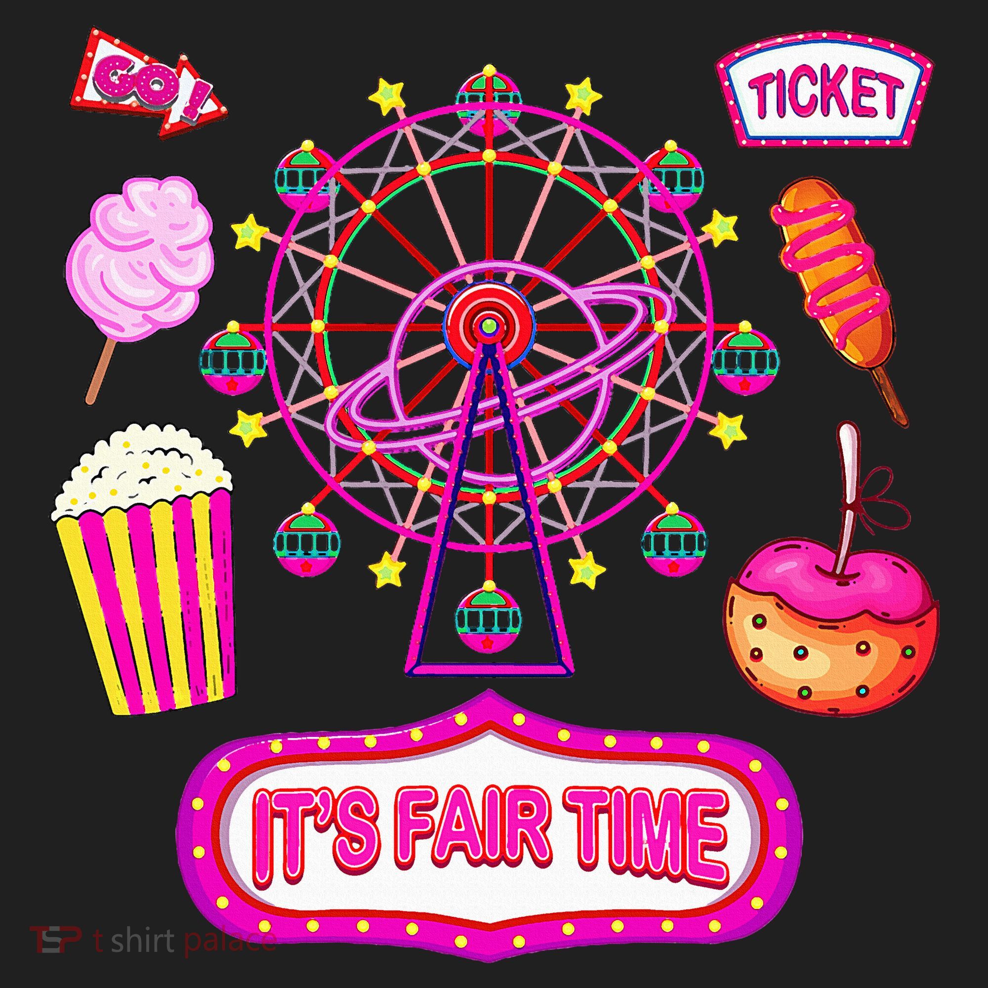 Its Fair Time Funny State Fair Ferris Wheel And Good Food Beanie