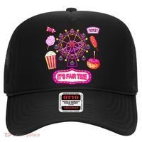 Its Fair Time Funny State Fair Ferris Wheel And Good Food Hat thumb 0