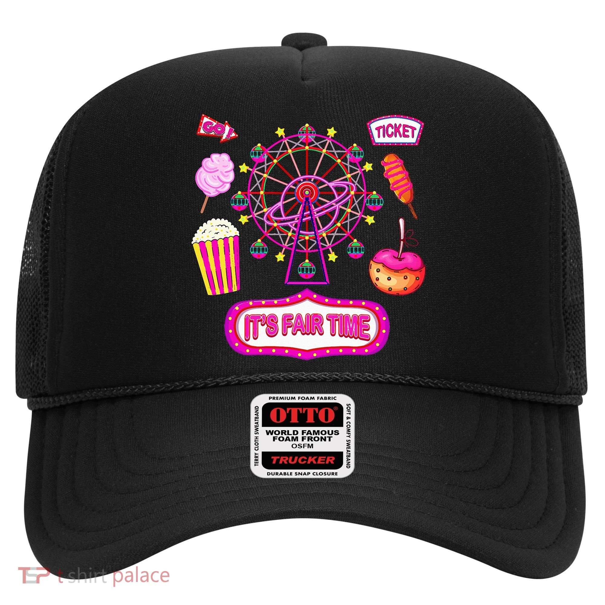 Its Fair Time Funny State Fair Ferris Wheel And Good Food Hat
