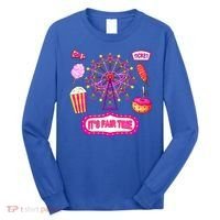 Its Fair Time Funny State Fair Ferris Wheel And Good Food Long Sleeve Shirt thumb 0