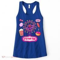 Its Fair Time Funny State Fair Ferris Wheel And Good Food Women's Tank Top thumb 0