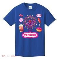 Its Fair Time Funny State Fair Ferris Wheel And Good Food Kids T-Shirt thumb 0