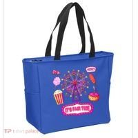 Its Fair Time Funny State Fair Ferris Wheel And Good Food Tote Bag thumb 2