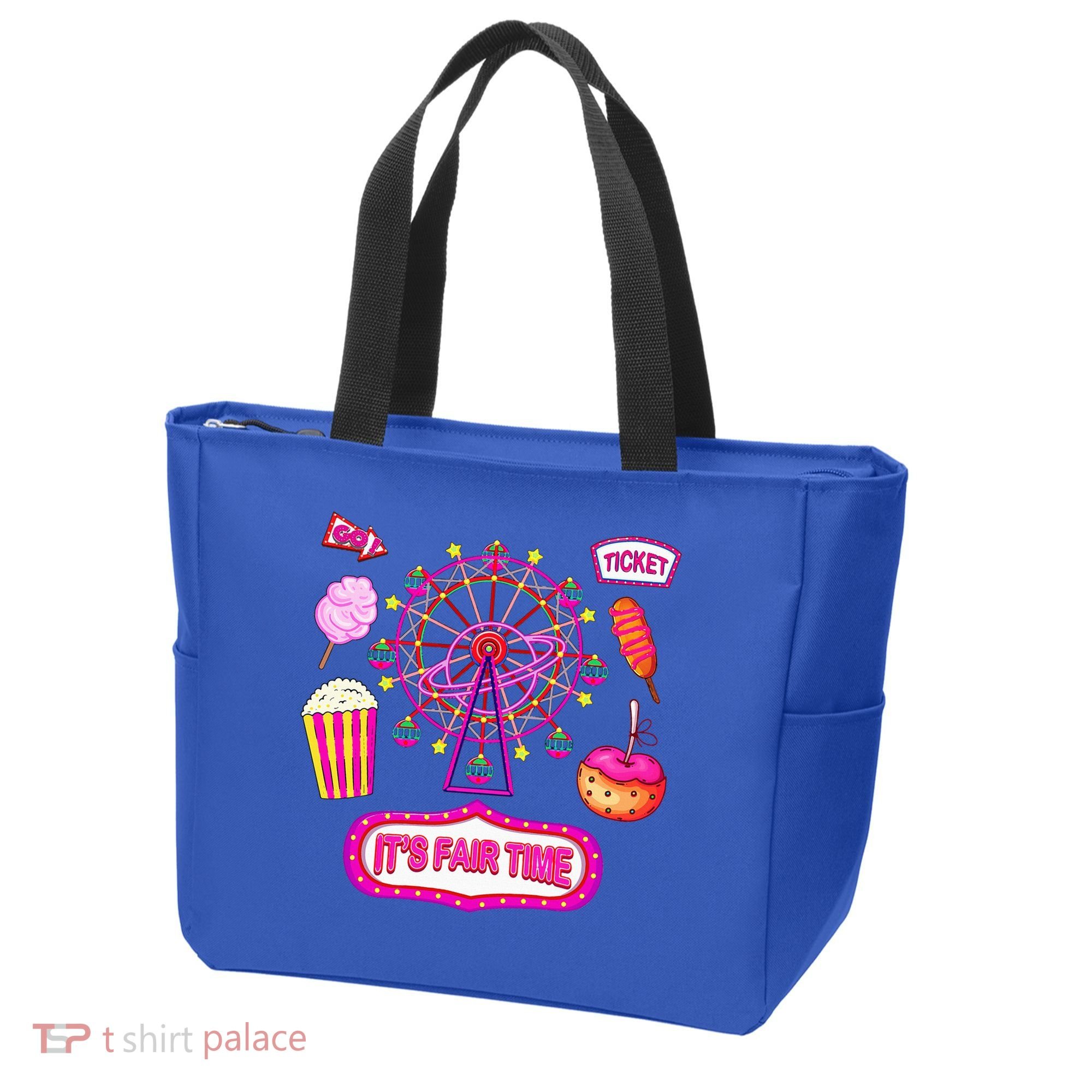 Its Fair Time Funny State Fair Ferris Wheel And Good Food Tote Bag