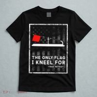 Ice Fishing Tip Up The Only Flag I Kneel For T-Shirt thumb 5