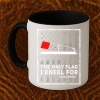 Ice Fishing Tip Up The Only Flag I Kneel For Coffee Mug thumb 2
