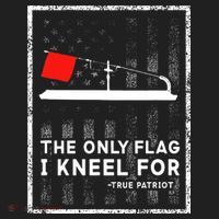 Ice Fishing Tip Up The Only Flag I Kneel For Beanie thumb 2