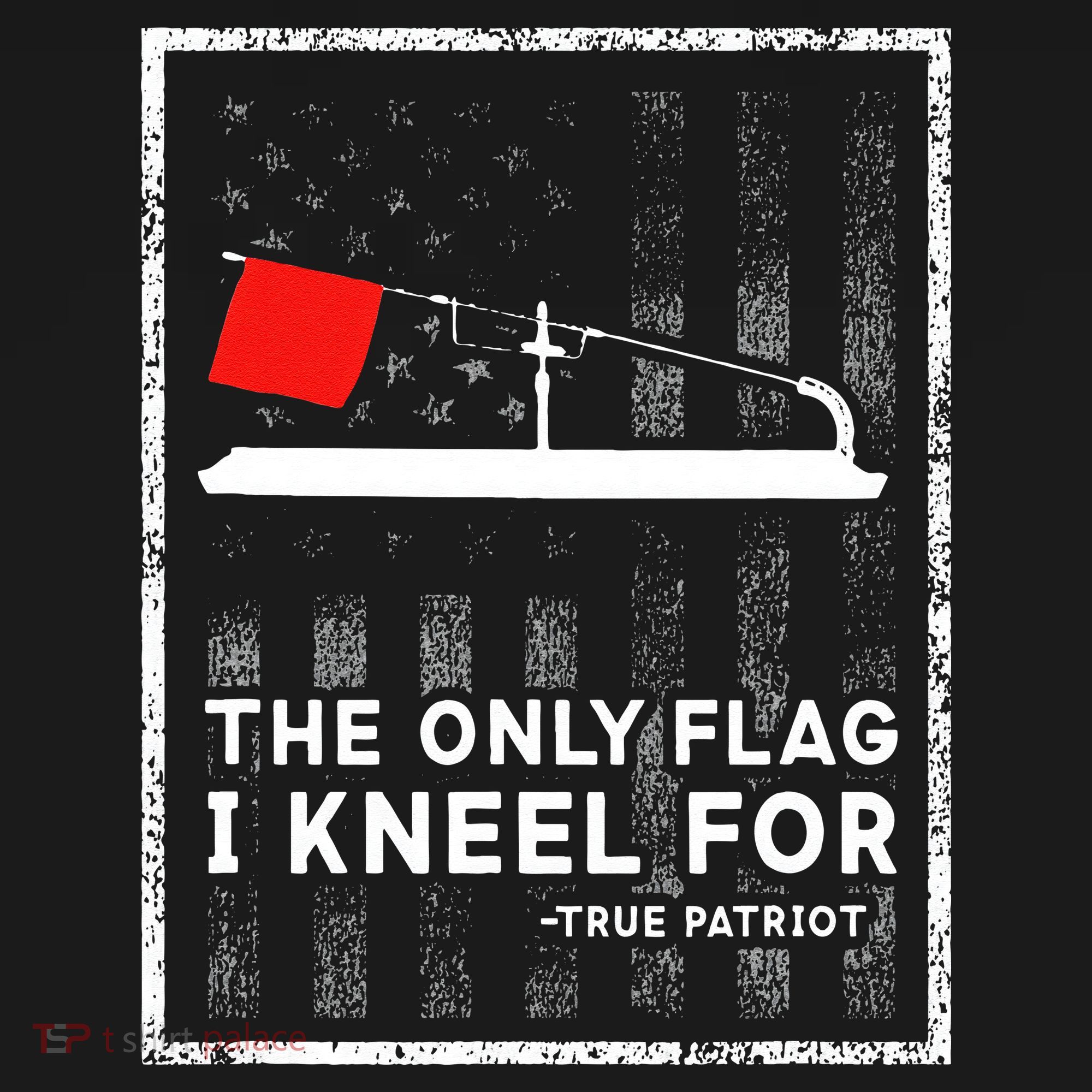 Ice Fishing Tip Up The Only Flag I Kneel For Women's Hoodie