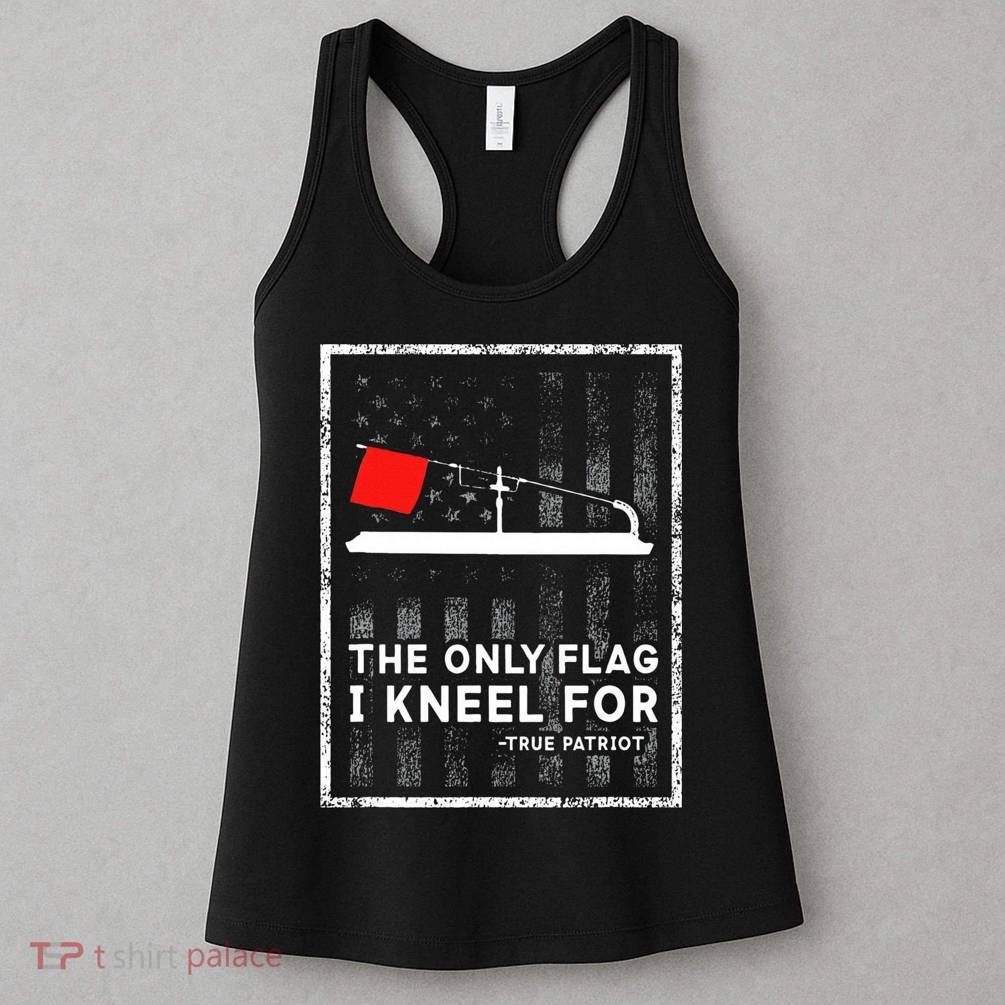 Ice Fishing Tip Up The Only Flag I Kneel For Women's Tank Top