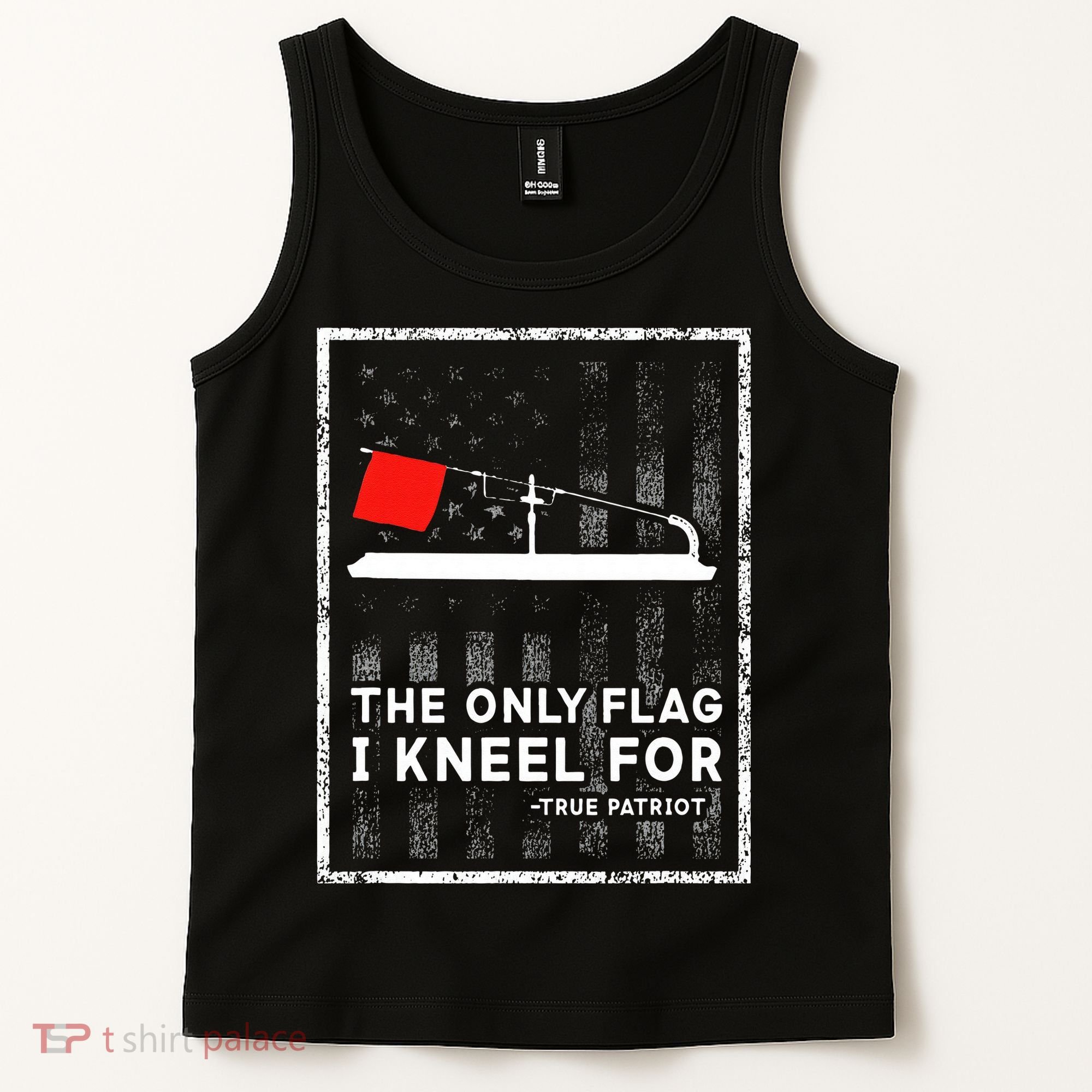 Ice Fishing Tip Up The Only Flag I Kneel For Tank Top