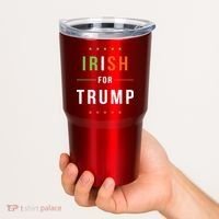 Irish For Trump Pro President Donald Trump Supporter Gift Tumbler thumb 2