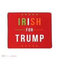 Irish For Trump Pro President Donald Trump Supporter Gift Mousepad thumb 0