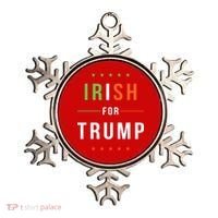 Irish For Trump Pro President Donald Trump Supporter Gift Ornament thumb 0