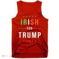 Irish For Trump Pro President Donald Trump Supporter Gift Tank Top thumb 0