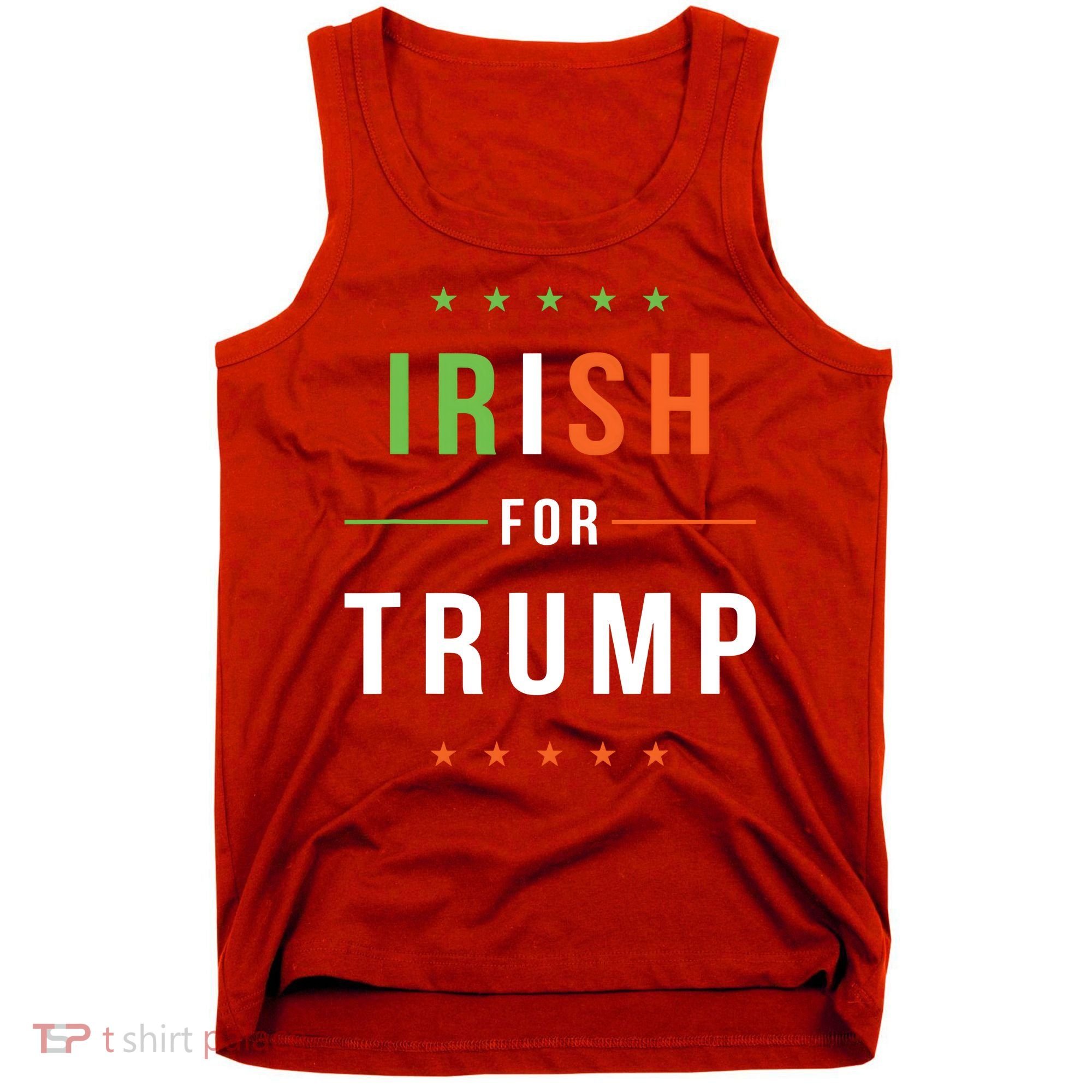 Irish For Trump Pro President Donald Trump Supporter Gift Tank Top