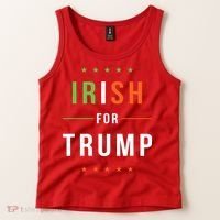 Irish For Trump Pro President Donald Trump Supporter Gift Tank Top thumb 2