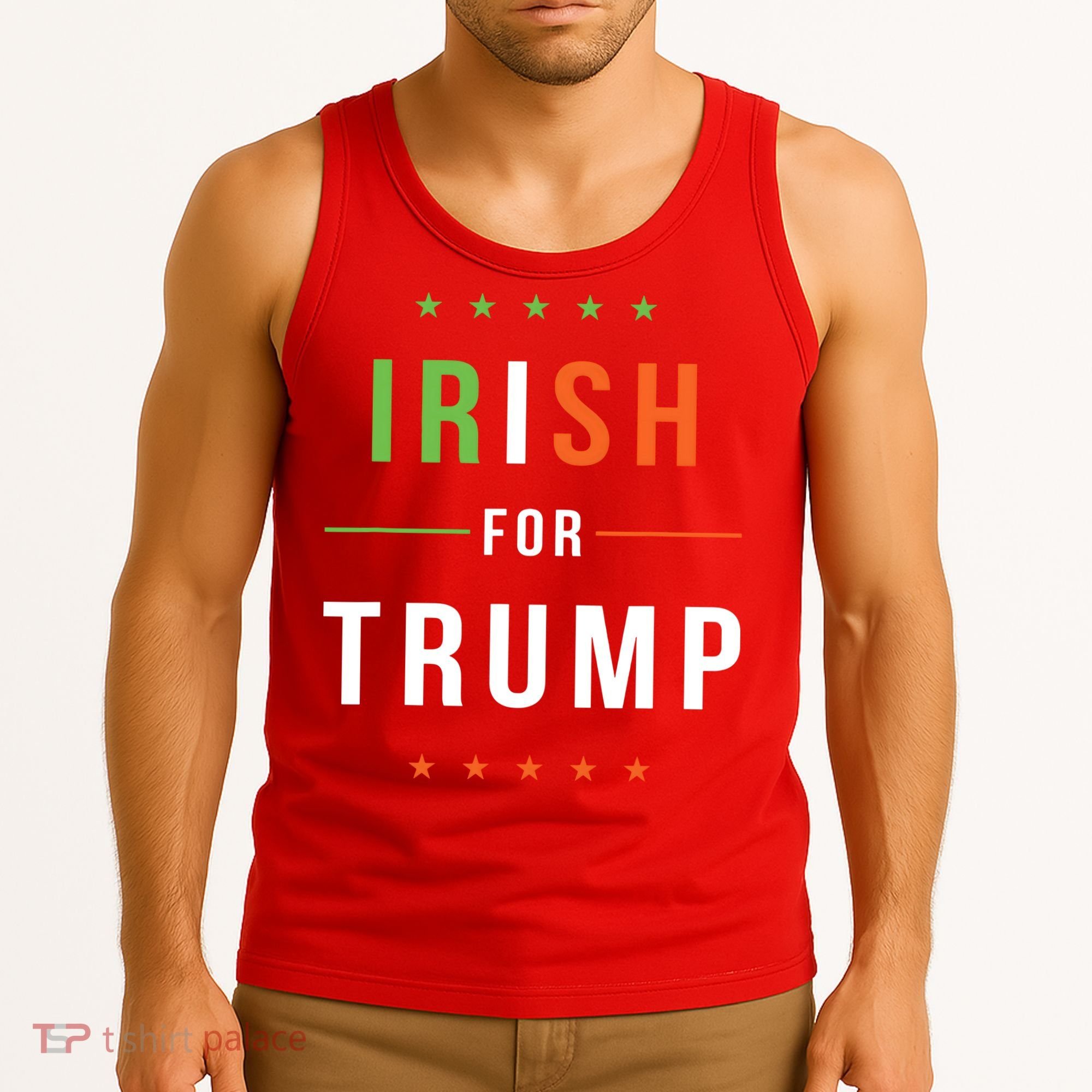 Irish For Trump Pro President Donald Trump Supporter Gift Tank Top