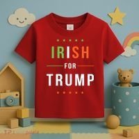 Irish For Trump Pro President Donald Trump Supporter Gift Toddler T-Shirt thumb 3