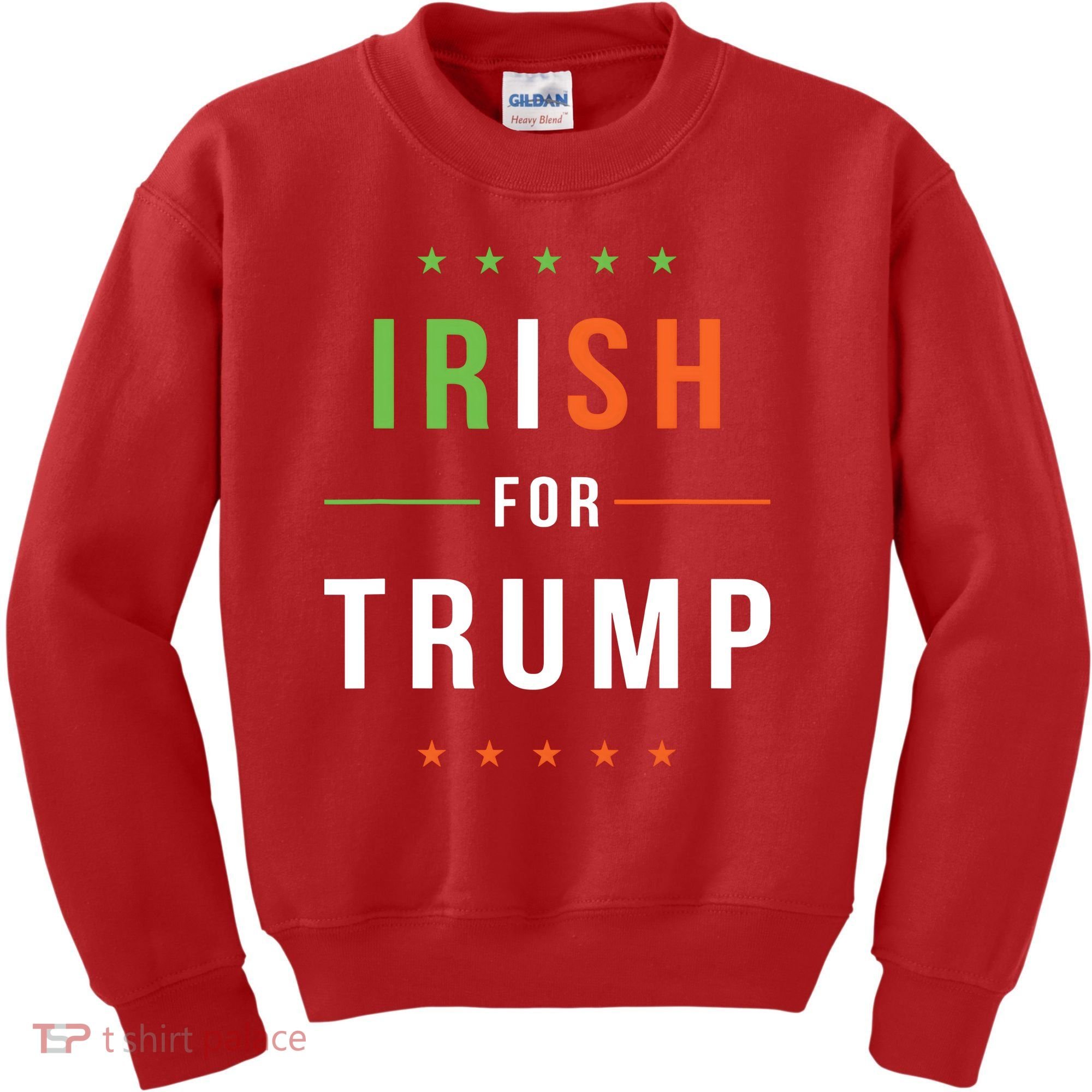 Irish For Trump Pro President Donald Trump Supporter Gift Kids Sweatshirt