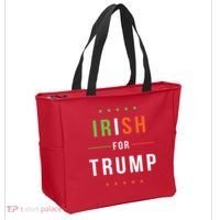 Irish For Trump Pro President Donald Trump Supporter Gift Tote Bag thumb 2