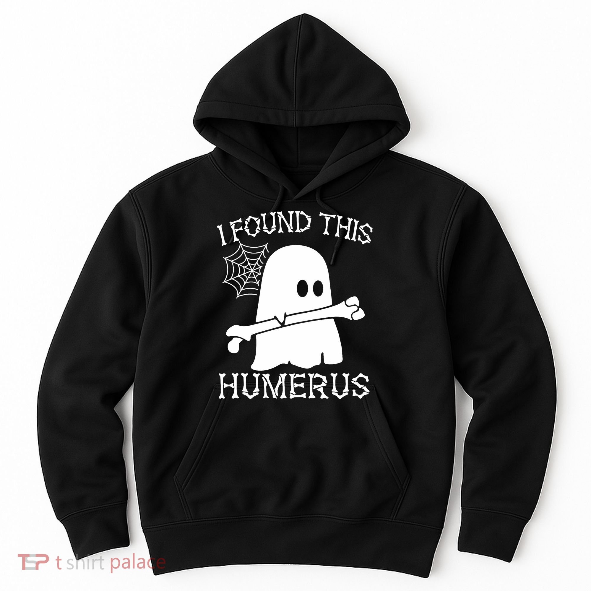 I Found This Humerus Halloween Ghost Humorous Saying Funny Hoodie