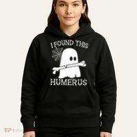 I Found This Humerus Halloween Ghost Humorous Saying Funny Hoodie thumb 5