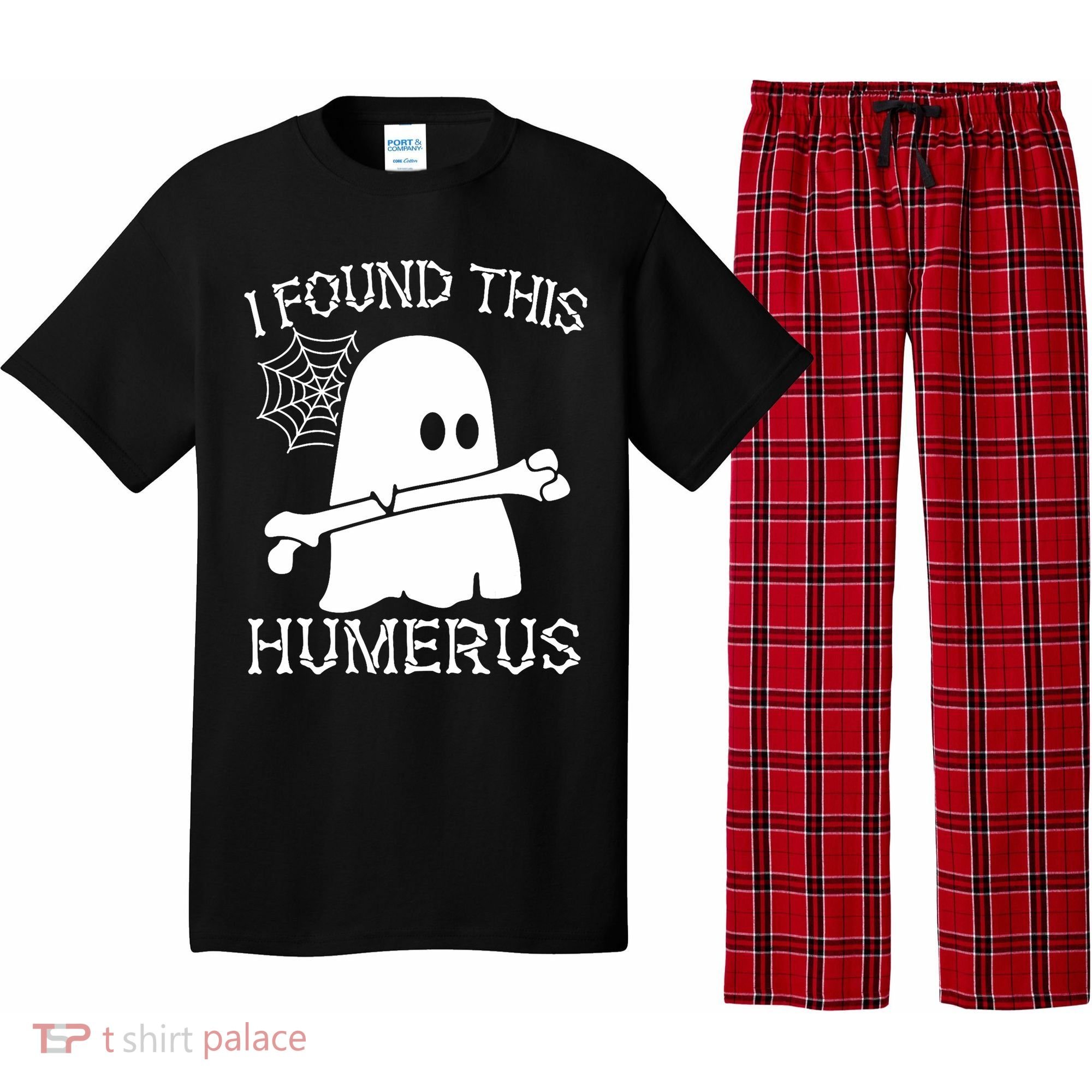 I Found This Humerus Halloween Ghost Humorous Saying Funny Pajama Set