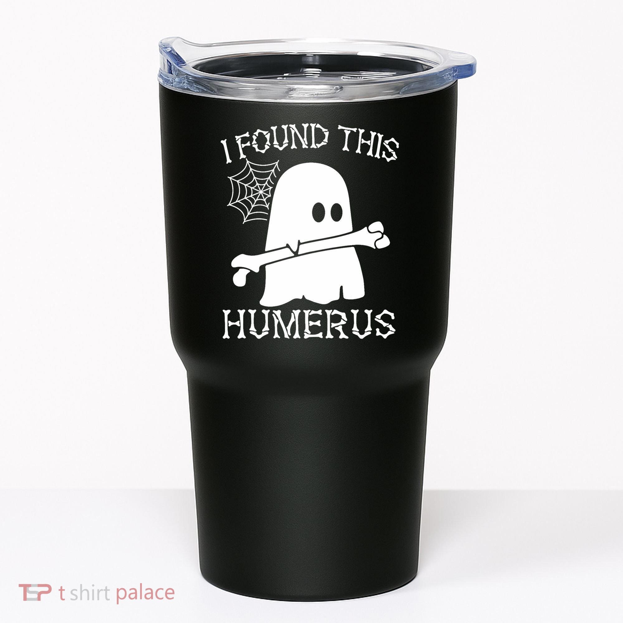 I Found This Humerus Halloween Ghost Humorous Saying Funny Tumbler