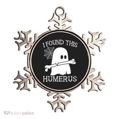 I Found This Humerus Halloween Ghost Humorous Saying Funny Ornament
