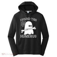 I Found This Humerus Halloween Ghost Humorous Saying Funny Performance Fleece Hoodie thumb 0