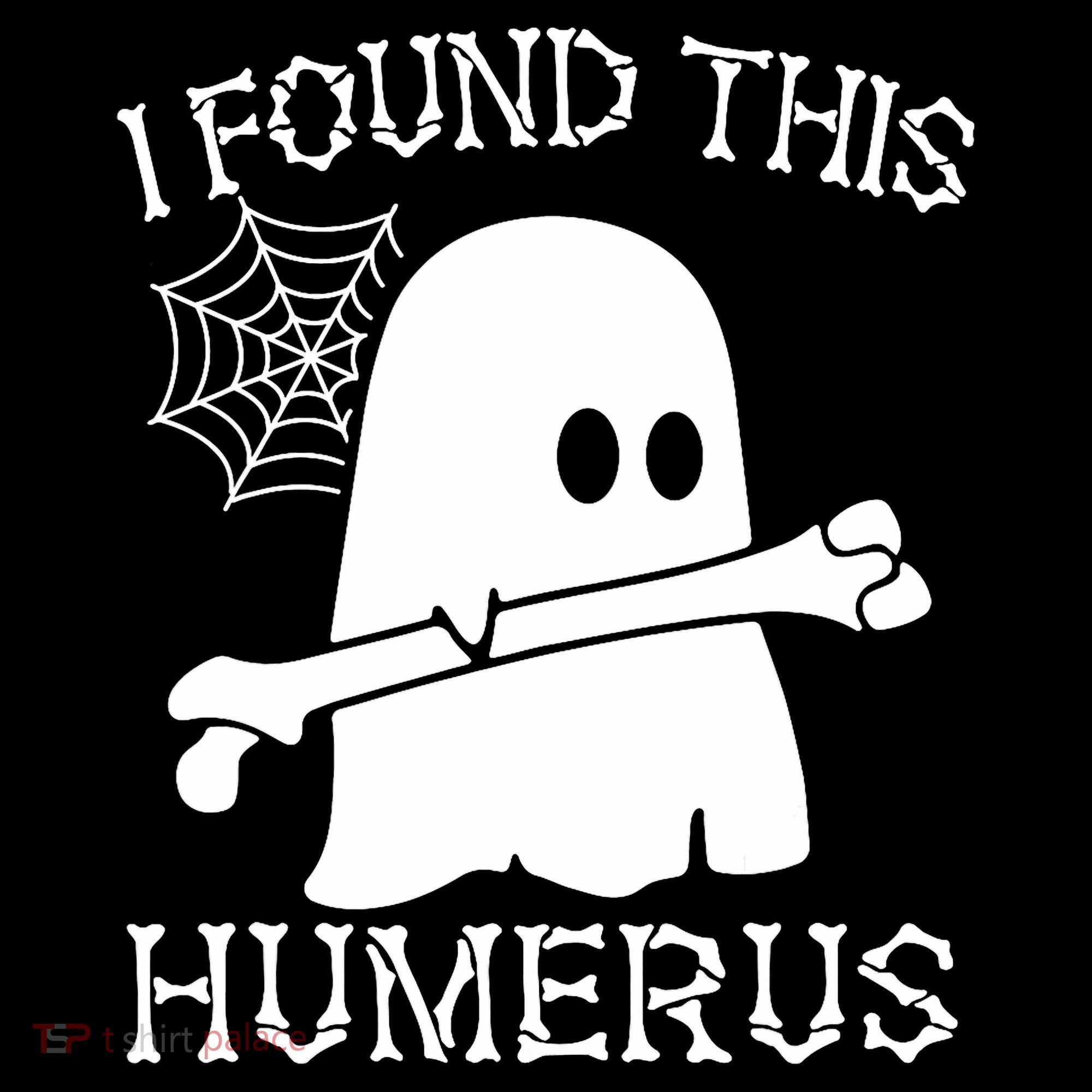 I Found This Humerus Halloween Ghost Humorous Saying Funny Women's Tank Top