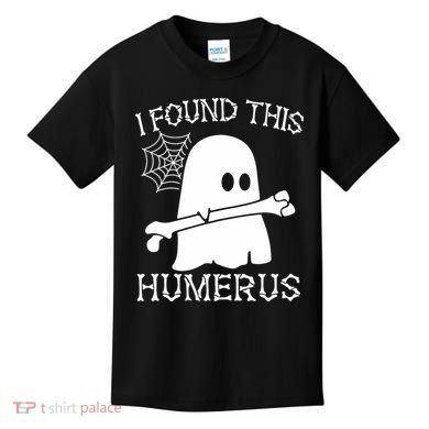 I Found This Humerus Halloween Ghost Humorous Saying Funny Kids T-Shirt