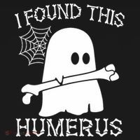 I Found This Humerus Halloween Ghost Humorous Saying Funny Tote Bag thumb 4