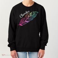 Indigenous Feather Tee Native American Cherokee Tribe Women's Sweatshirt thumb 0