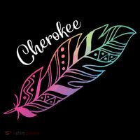 Indigenous Feather Tee Native American Cherokee Tribe Ornament thumb 1