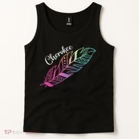 Indigenous Feather Tee Native American Cherokee Tribe Tank Top thumb 2