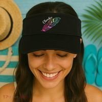 Indigenous Feather Tee Native American Cherokee Tribe Visor thumb 2