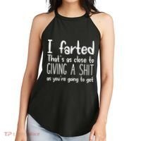 I Farted That's As Close To Giving A Shit Women's Perfect Tri Rocker Tank thumb 2