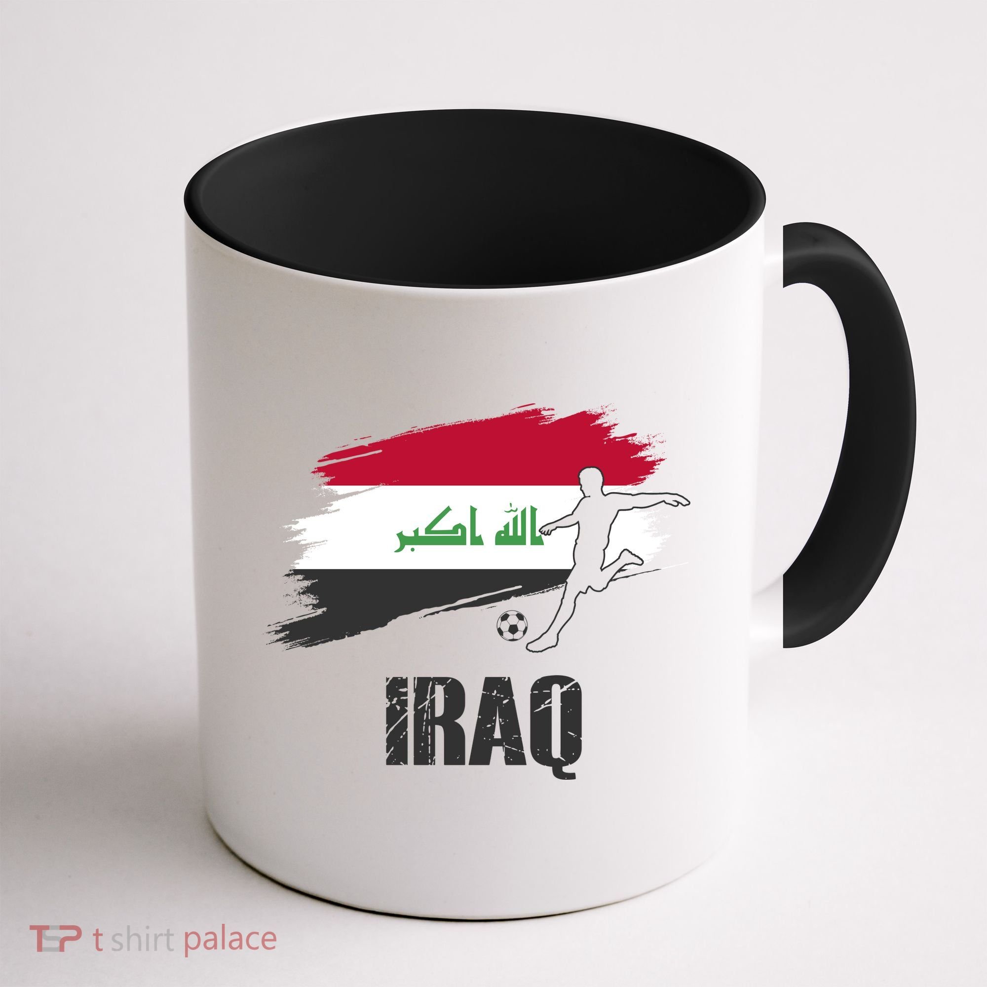 Iraq Football Team Player Flag Coffee Mug