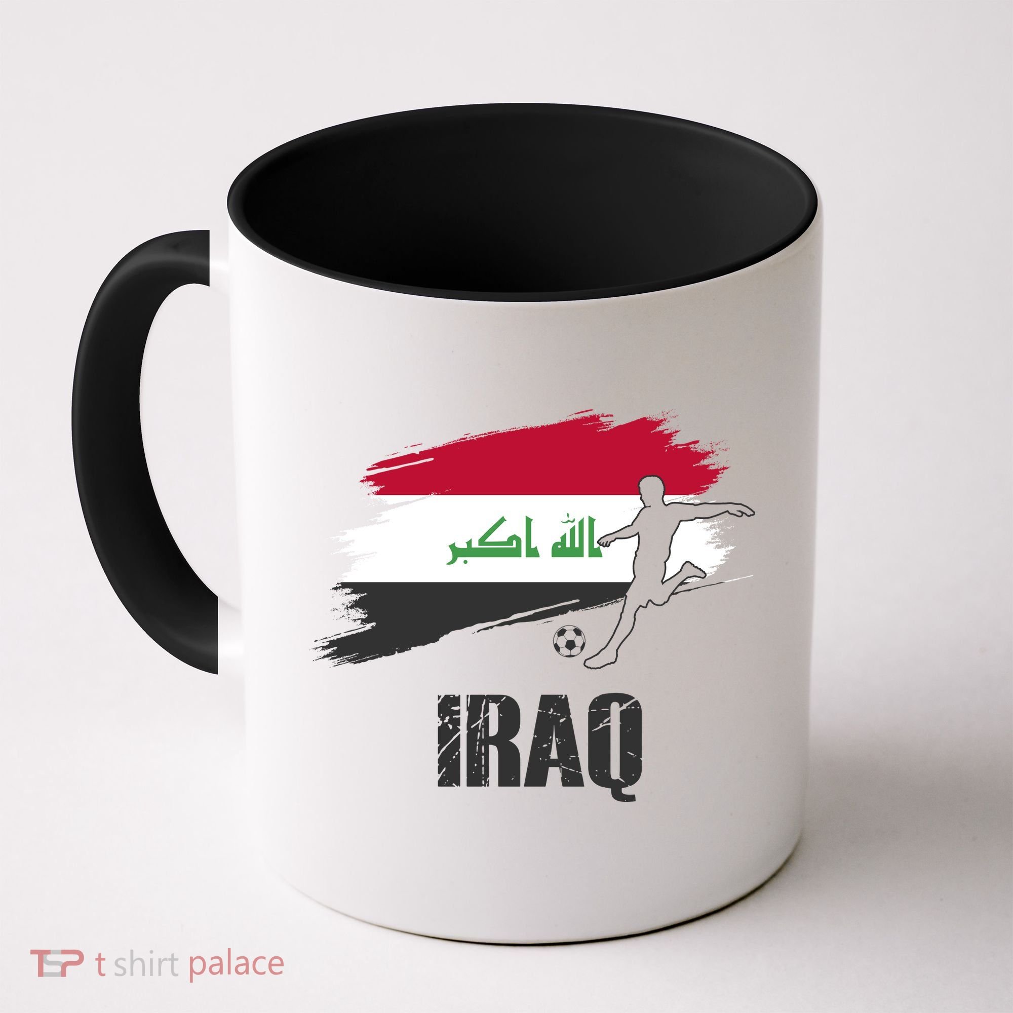 Iraq Football Team Player Flag Coffee Mug