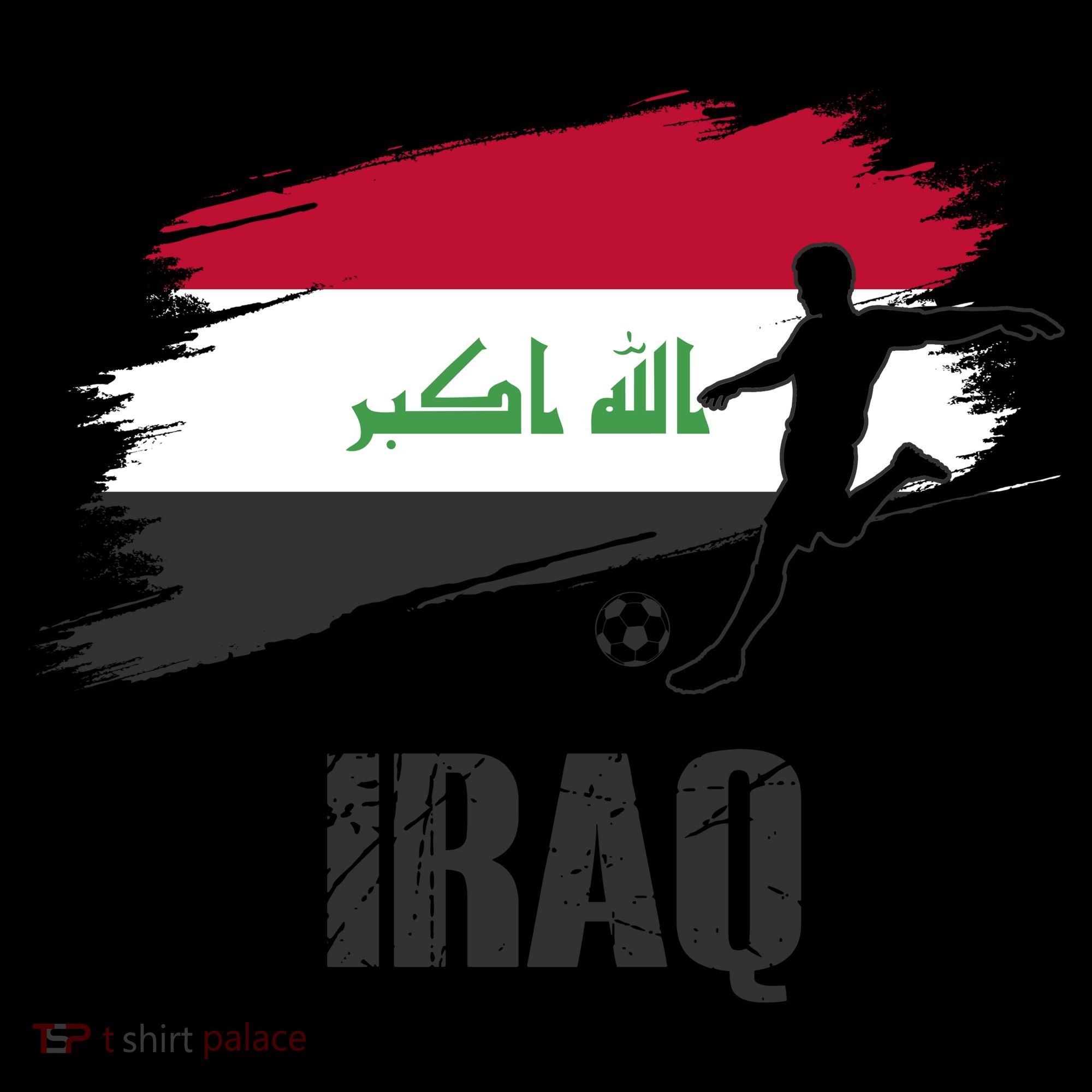 Iraq Football Team Player Flag Coffee Mug